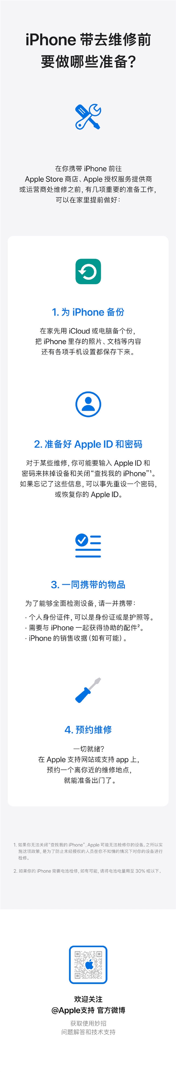 iPhone维修前要做哪些准备？苹果公司提醒做好三件事